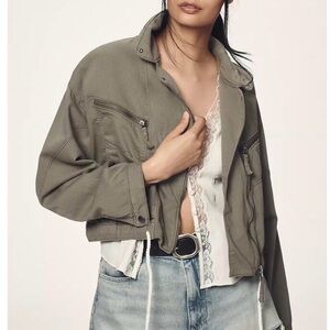 Pilcro Khaki Utility Jacket